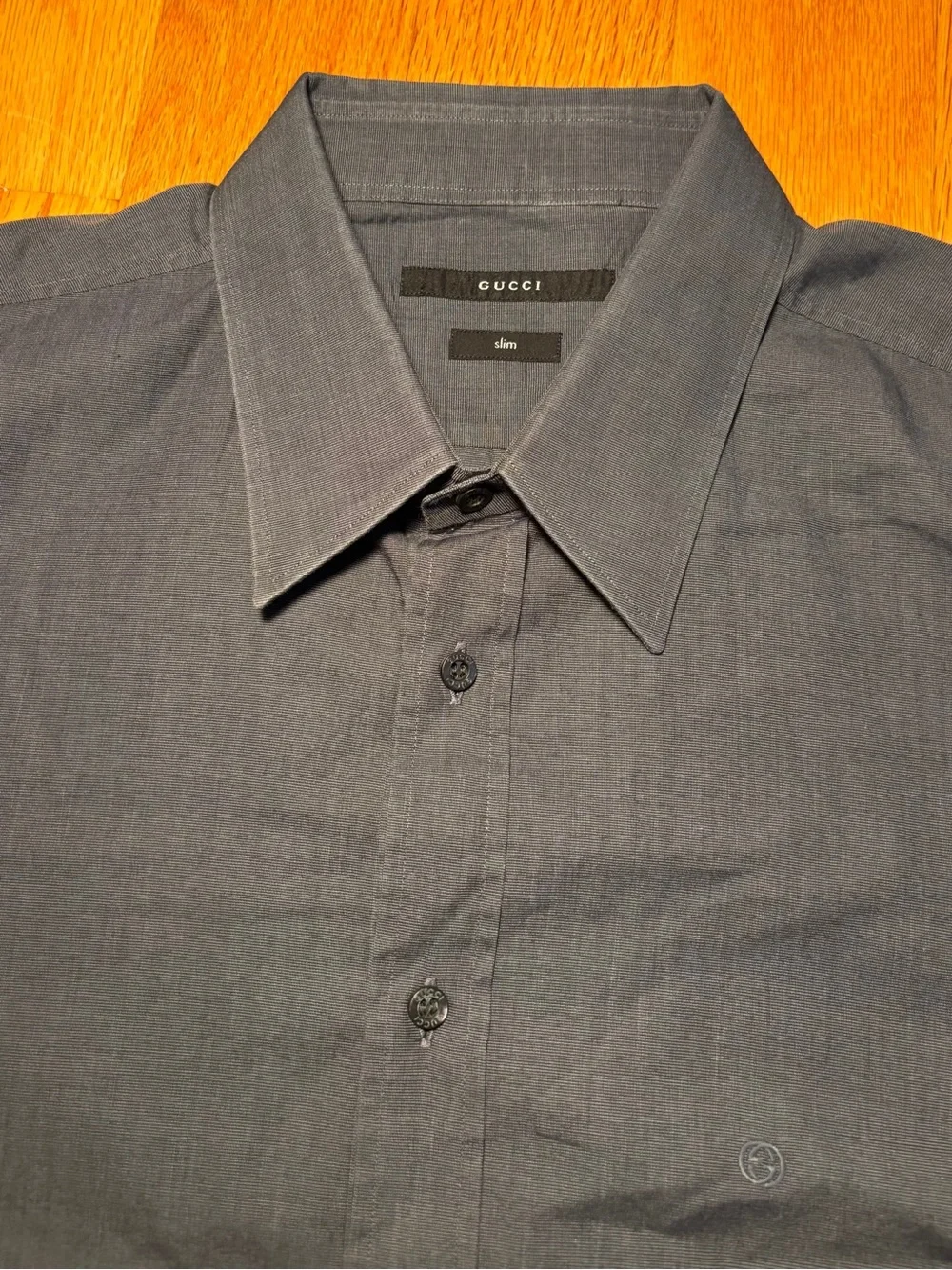 Gucci GG Embroidered Button Down Shirt